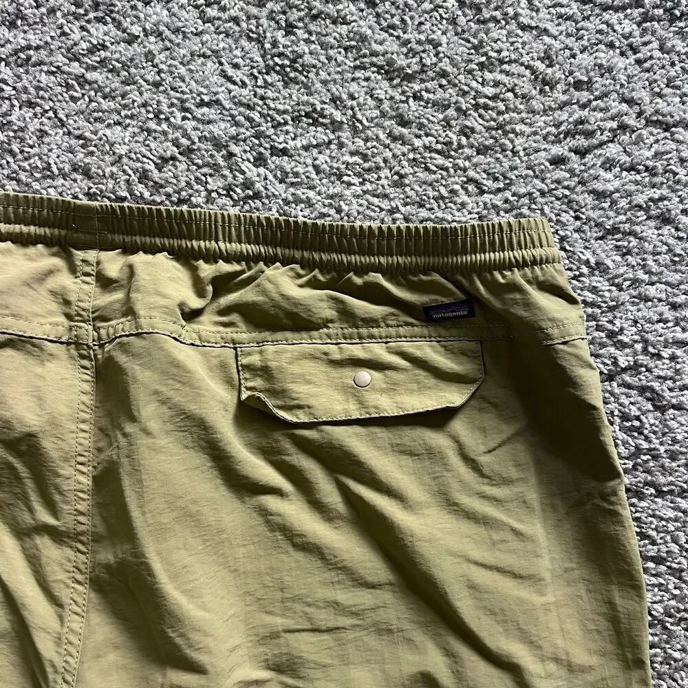 Patagonia Baggies Pants Drawstring Joggers Brown Hiking Mens XL 55210